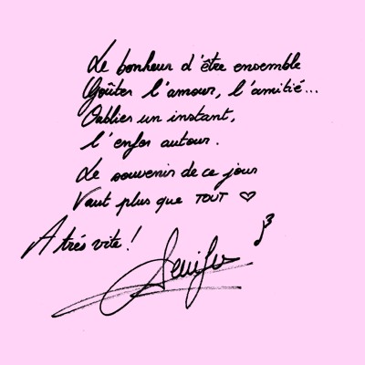 Autographe de jen